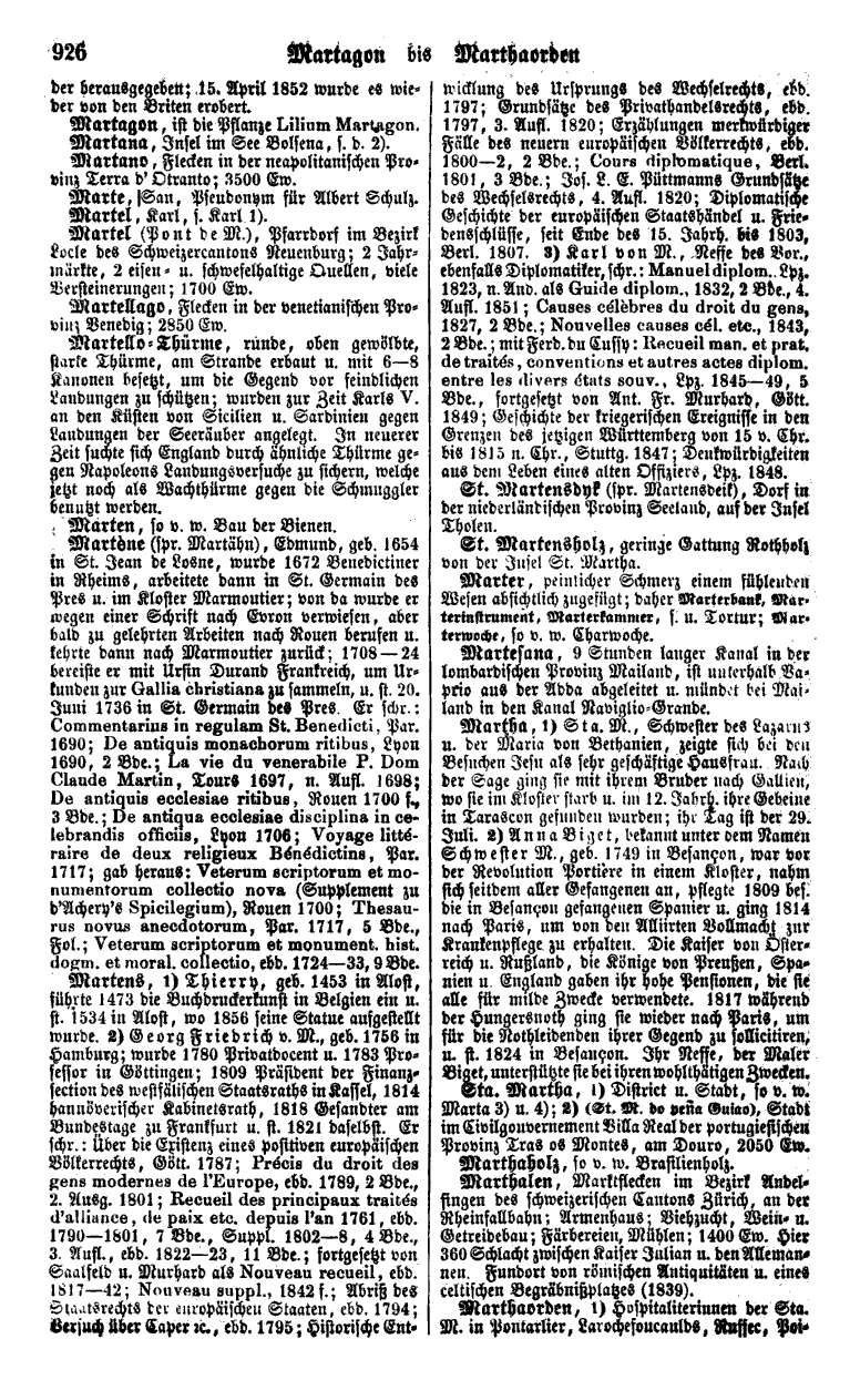 Pierer's Universal-Lexikon, Band 10. Altenburg 1860 S. 926