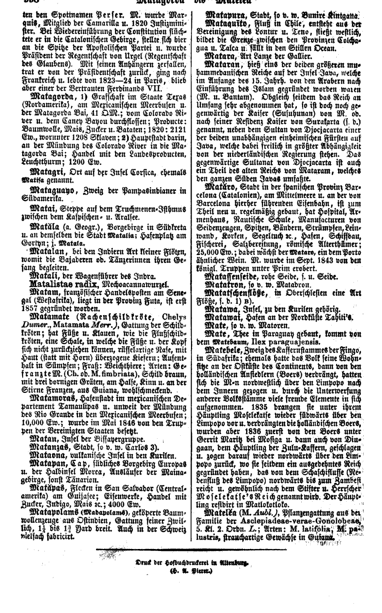 Pierer's Universal-Lexikon, Band 10. Altenburg 1860 S. 958
