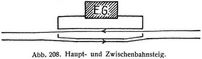 Abb. 208. Haupt- und Zwischenbahnsteig.