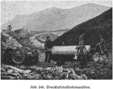 Abb. 246. Druckluftstobohrmaschine.