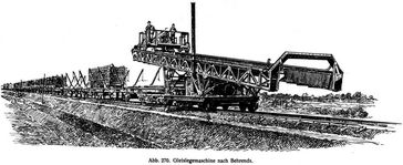 Abb. 270. Gleislegemaschine nach Behrends.