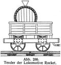 Abb. 286. Tender der Lokomotive Rocket.