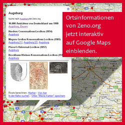 Zeno.org bei Google Maps